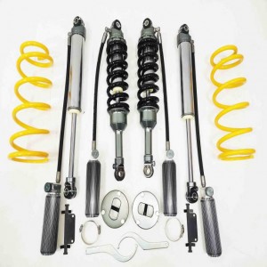 2.5 SHOX factory high performance offroad overland/racing shocks 2.5 inches lift for TOYOTA HILUX VIGO TRUCK, with remote subtank