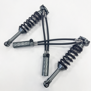 Manguera doble SHOX MITSUBISHI PAJERO V73/V93/V97 de fábrica de alto rendimiento offroad/amortiguadores de carreras 4x4/shox 2.5 pulgadas de compresión de elevación + rebote ajustable con depósito remoto