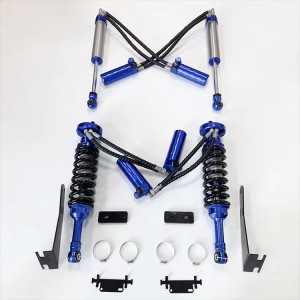 Toyota Hilux Revo Double hose SHOX factory high performance offroad/4×4 racing shocks/shox 2.5 inch lift, compression +rebound adjustable, with remote reservoir