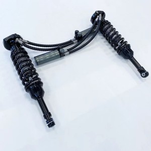 Doble manguera SHOX de fábrica de alto rendimiento offroad/amortiguadores de carreras 4×4/shox elevación de 2,5 pulgadas para TOYOTA LAND CRUISER 200/LC200, compresión + rebote ajustable, con depósito remoto