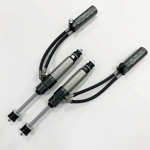 Double hose SHOX factory high performance offroad/4×4 racing shocks/shox 2.5 inch lift for NISSAN PATROL Y60/Y61, compression +rebound adjustable, with remote reservoir