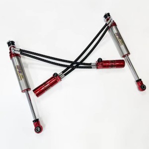 TOYOTA LandCruiser 80 LC80 Double tuyau SHOX usine haute performance tout-terrain / amortisseurs de course 4 × 4 / shox levage de 2,5 pouces, compression + rebond réglable, avec réservoir à distance