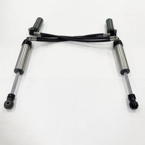 Doble manguera SHOX de fábrica de alto rendimiento offroad/4×4 racing shocks/shox 2.5 pulgadas de elevación para NISSAN PATROL Y60/Y61, compresión + rebote ajustable, con depósito remoto