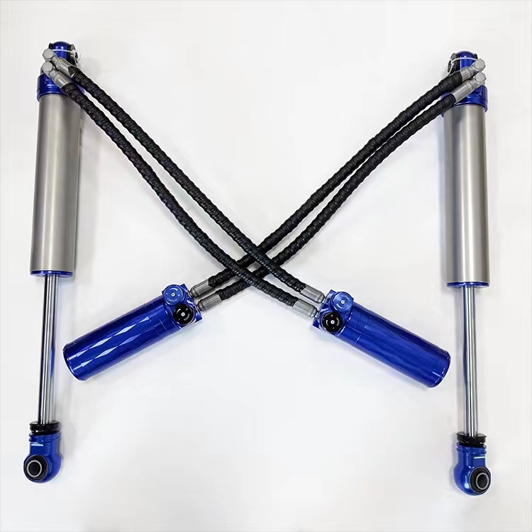 Toyota Hilux Revo Double hose SHOX factory high performance offroad/4×4 racing shocks/shox 2.5 inch lift, compression +rebound adjustable, with remote reservoir