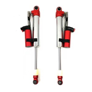 Mangueira dupla SHOX de fábrica de alto desempenho offroad / amortecedores de corrida 4 × 4 / elevador shox de 2,5 polegadas para JEEP WRANGLER JL, compressão + rebote ajustável, com reservatório remoto