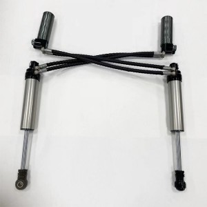 Doble manguera SHOX de fábrica de alto rendimiento offroad/4×4 racing shocks/shox 2.5 pulgadas de elevación para NISSAN PATROL Y60/Y61, compresión + rebote ajustable, con depósito remoto