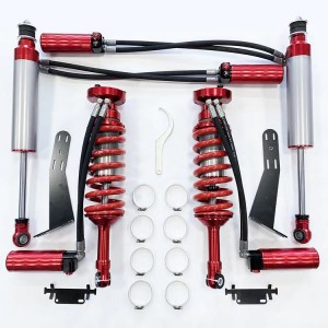 Double hose SHOX factory high performance offroad/4×4 racing shocks/shox 2.5 inch lift for TOYOTA FJ CRUISER, compression +rebound adjustable, with remote reservoir