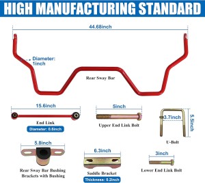 Toyota Tundra 2007-2021 all models PTR11-34070 Rear Sway Bar Kit , Replace OE Number: PTR11-34070, PTR1134070