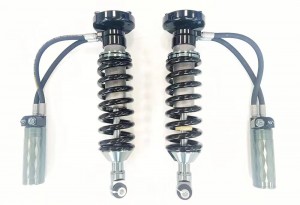 Mangueira dupla SHOX de fábrica de alto desempenho offroad / amortecedores de corrida 4 × 4 / elevador shox de 2,5 polegadas para MITSUBISHI PAJERO SPORT, compressão + rebote ajustável, com reservatório remoto