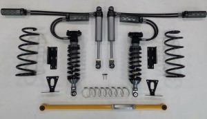 Doble manguera SHOX de fábrica de alto rendimiento offroad/amortiguadores de carreras 4×4/shox 2.5 pulgadas de elevación para MITSUBISHI PAJERO SPORT, compresión + rebote ajustable, con depósito remoto