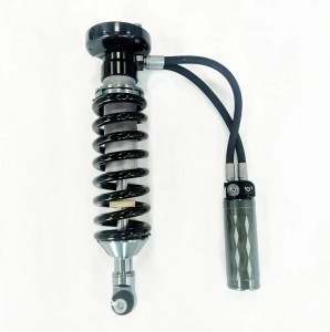 Doble manguera SHOX de fábrica de alto rendimiento offroad/amortiguadores de carreras 4×4/shox 2.5 pulgadas de elevación para MITSUBISHI PAJERO SPORT, compresión + rebote ajustable, con depósito remoto