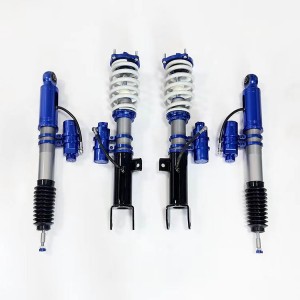 2.0 SHOX factory high performance racing Nitrogen Mono tube shocks for TESLA MODEL 3, one way/two-way adjustable