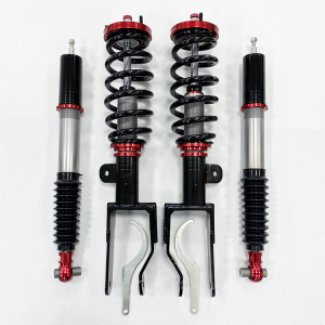 2.5 choques de corrida de alto desempenho de fábrica SHOX/elevador shox de 2 polegadas para TESLA MODELO Y, duro e macio ajustável