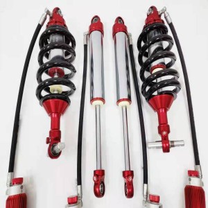 2.5 SHOX factory 4×4 racing shocks 2 inches lift for CADILLAC ESCALADE, hard and soft adjustable, with remote reservoir