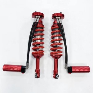 Mangueira dupla SHOX fábrica offroad de alto desempenho / choques de corrida 4 × 4 / elevador shox de 2,5 polegadas para TOYOTA FJ CRUISER, compressão + rebote ajustável, com reservatório remoto